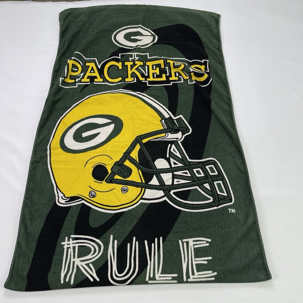 Vintage NFL Green Bay Packers 1996 Beach / Pool Towel RARE